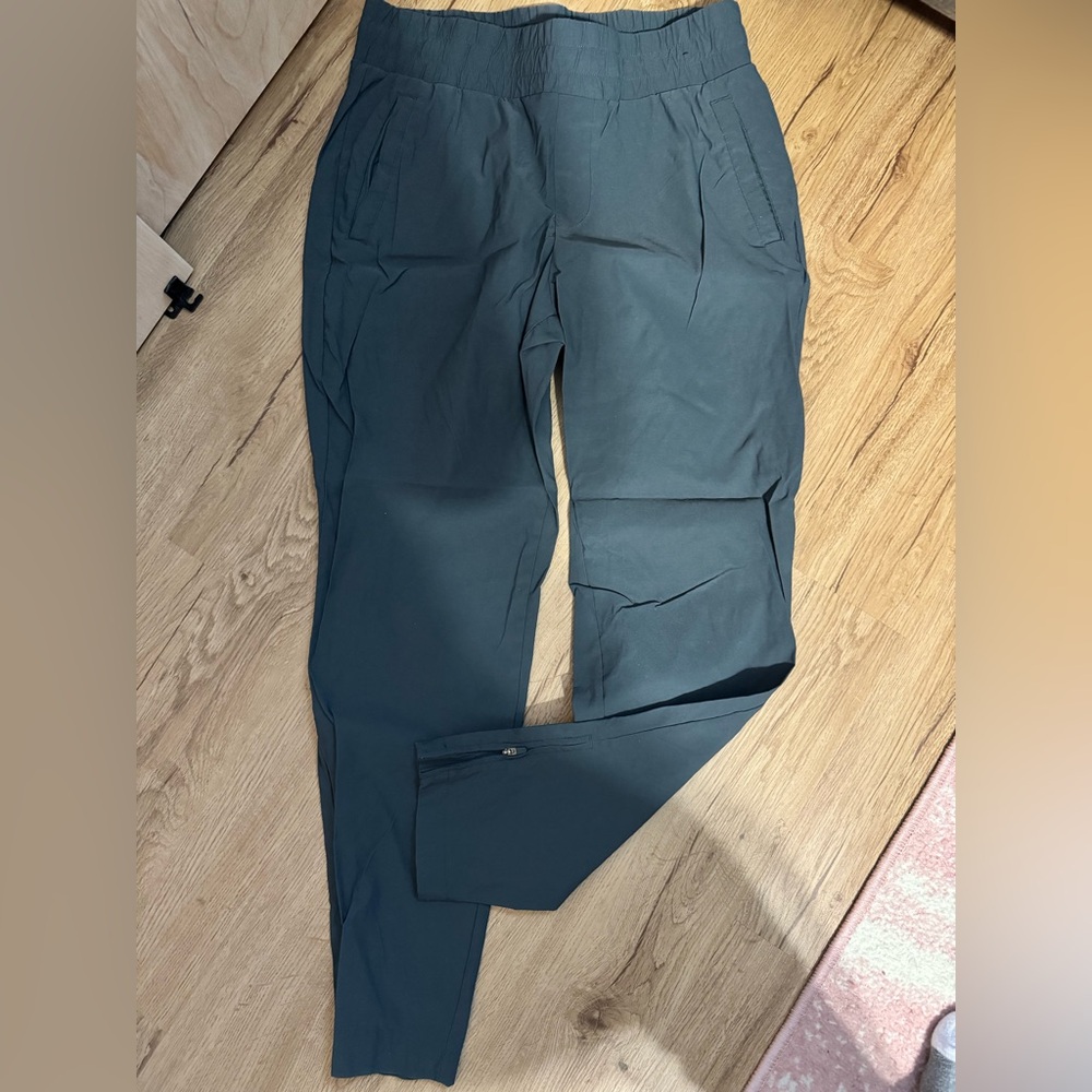 Modern Ambition teal grey blue trousers